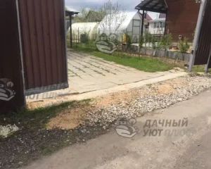 Въезд на участок до демонтажа