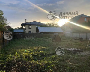 Участок после покоса травы и вырубки кустраника