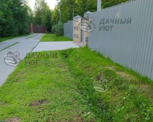 Дренажная канава до установки лотков