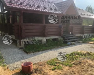 Готовая песчано-щебеночная отмостка