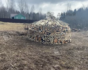 Фрезерование и штабелирование дров