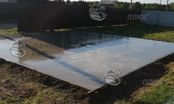 Готовая бетонная парковка