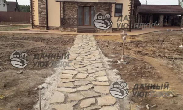 Готовое покрытие дорожки