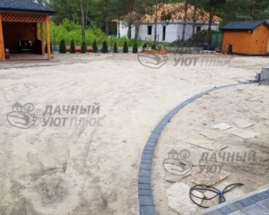 Мощение плитняком: подготовка основания