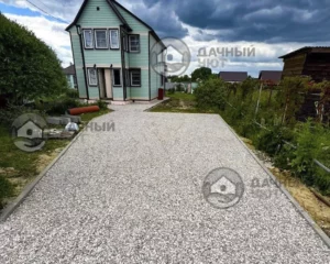 Мягкая гравийная парковка