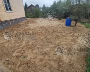 Обратная засыпка, уборка выравнивание