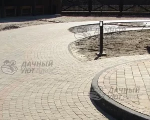 Обустройство площадки перед домом