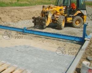 Обустройство въездной зоны