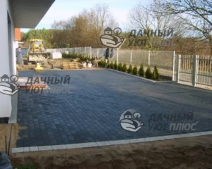 Обустройство въездной зоны, парковка и въезд на участок