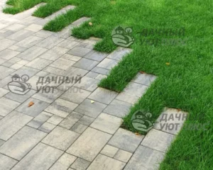 Оригинальная схема укладки тротуарной плитки
