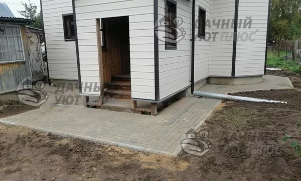 Отмостка из плитки