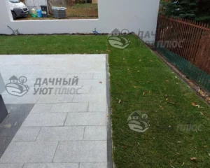 Отмостка вокруг дома из плитки