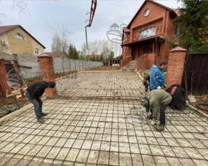 Подготовка площадки для заливки бетоном