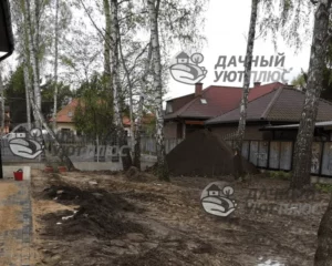 Подготовка почвы под газон - завоз плодородного грунта