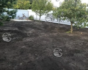 Подготовленный участок под газон