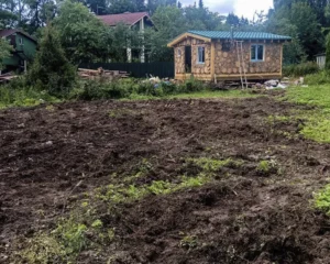 После работ