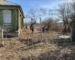 Процесс расчистки участка