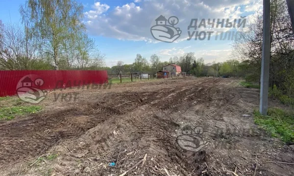 Расчищенный и выровненный участок