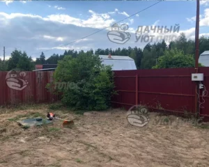 Расчищенный и выровненный участок