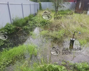 Стоящая вода - явный признак нарушенного дренажа