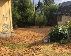 Участок отсыпан песком