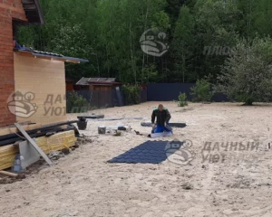 Участок после проведения работ по уборке и отсыпки