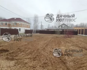 Участок после расчистки и планировки грунта