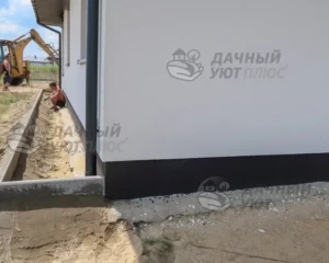 Установка бордюров на ЦПС