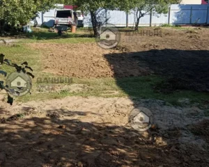 В процессе распределения грунта