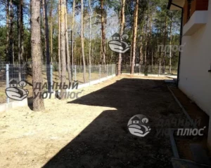 Вид участка до обустройства газона
