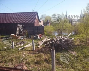Вид участка до расчистки