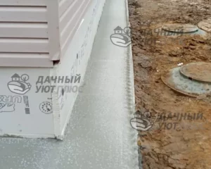 Заливка отмостки