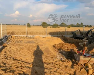 Земляные работы по подготовке основания