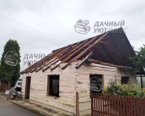 Деревянный дом до демонтажа