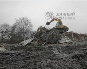 Погрузка кирпичного боя