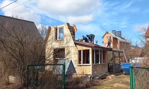 Разобрана кровля