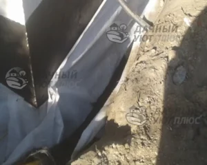 Укладка геотекстиля