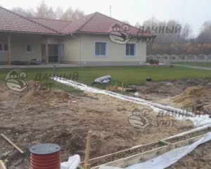 Установленная система готова к засыпке
