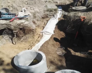 Врезка в ревизионный колодец